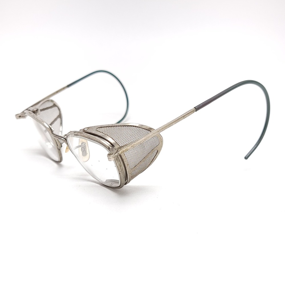 Antique American Optical AO 22 Ful-Vue Safety Glasses Mesh Side Shield 46R